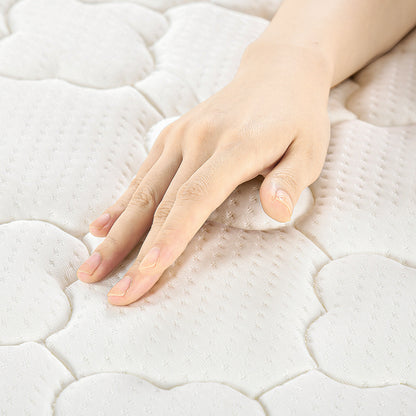 King Mattress, Pocket Sprung Mattress in a Box with Breathable Foam and Individually Wrapped Spring, 200cmx150cmx18cm, White