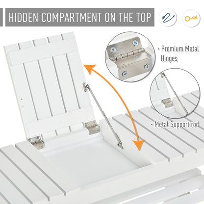 Shoe Bench, 3-Tier Wooden Shoe Rack with Hidden Storage Compartment, Slatted Shelves, Home Storage Unit, Hallway Furniture, White