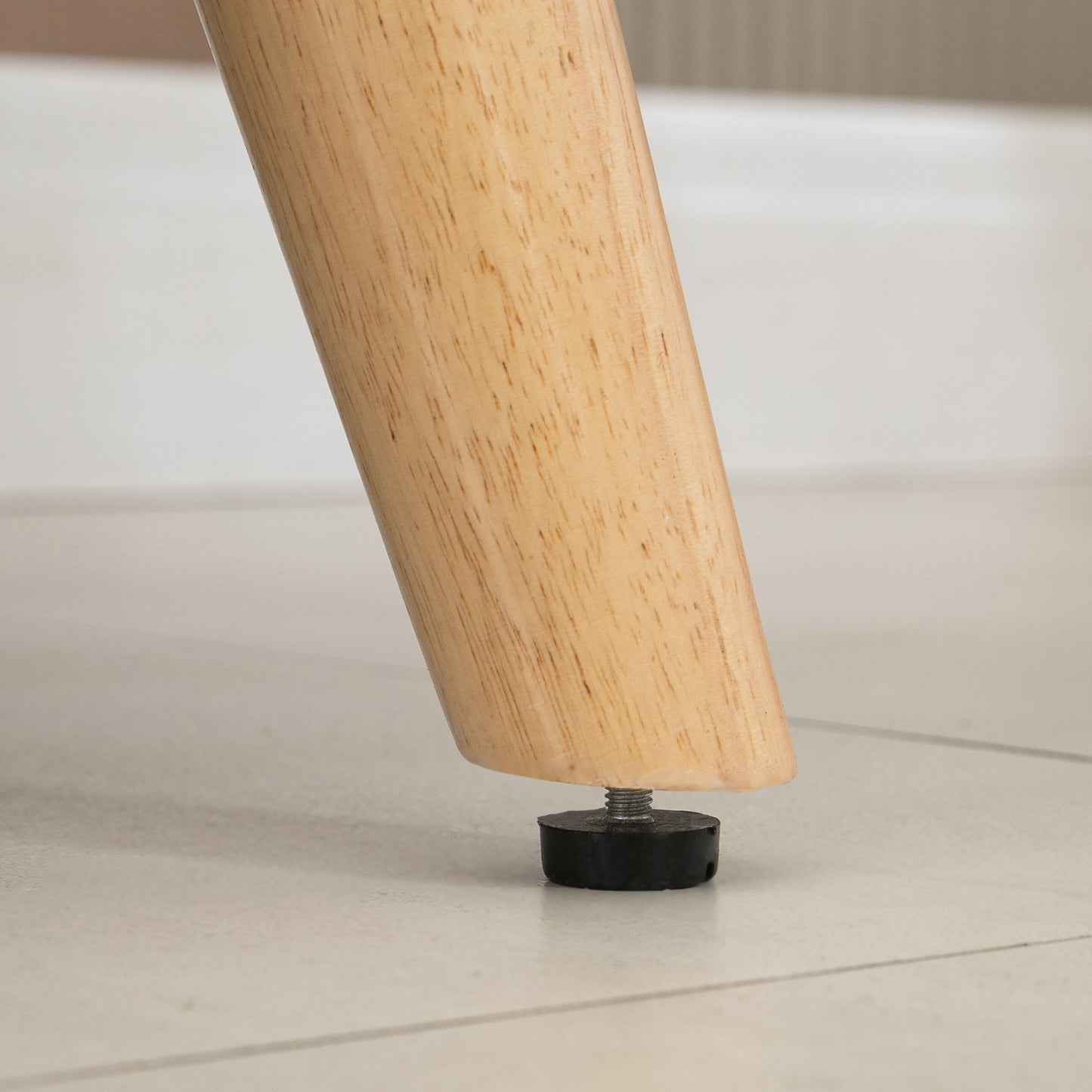 Modern Accent Chair, Tufted Living Room Chairs, PU Leather Armchair for Bedroom, Home Office, Grey