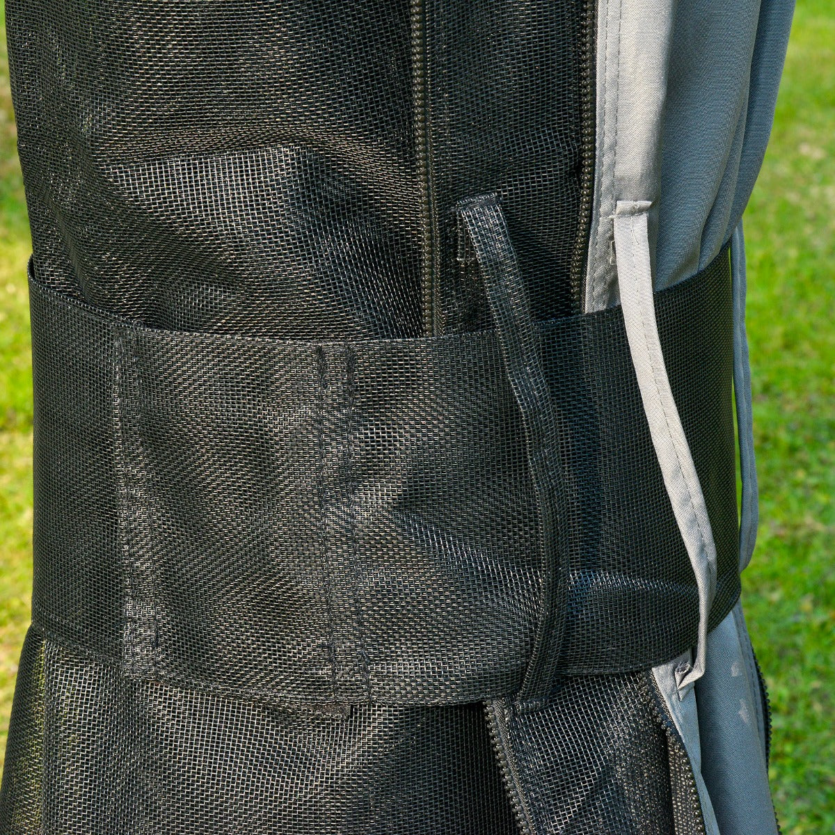 Outsunny 3.6 x 3(m) Hardtop Gazebo with UV Resistant Polycarbonate Roof & Aluminium Frame, Garden Pavilion with Mosquito Netting and Curtains