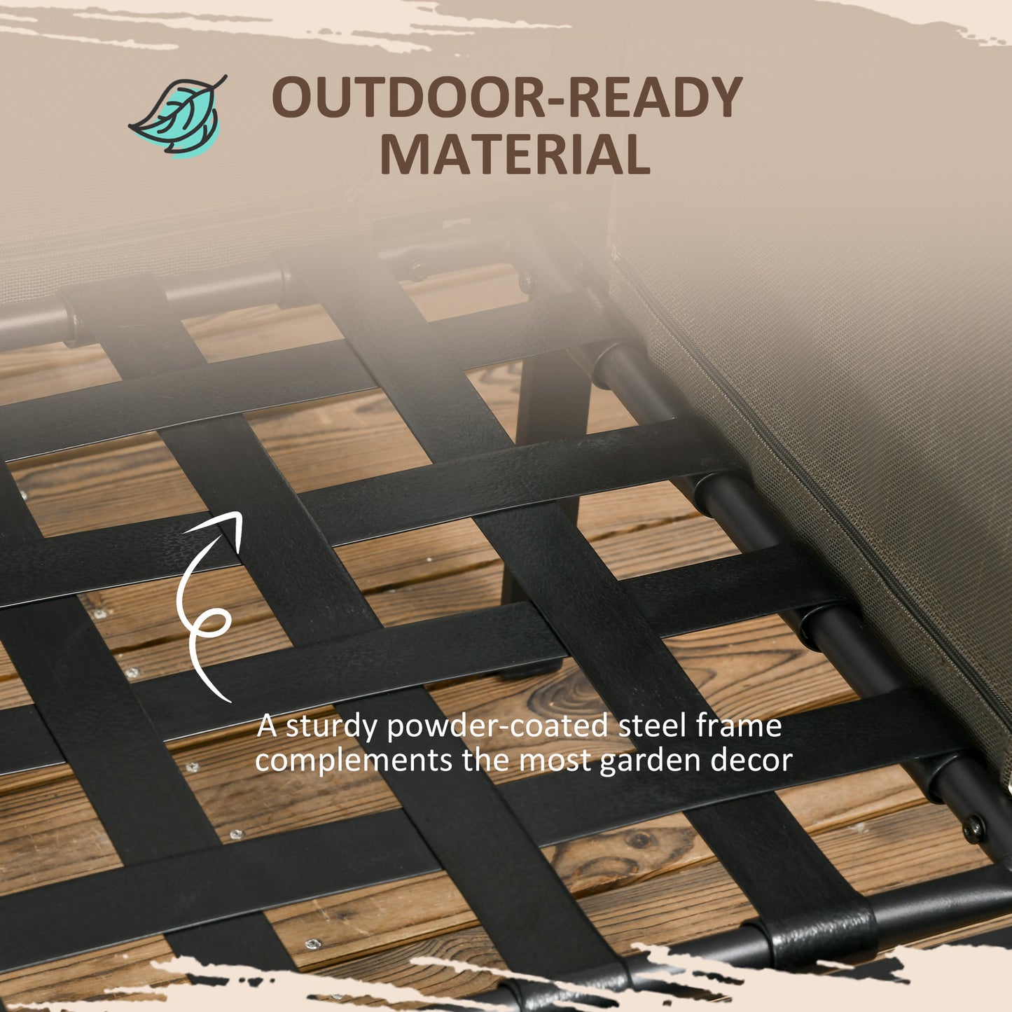 Outsunny 4 Piece Metal Garden Furniture Set with Tempered Glass Coffee Table, Patio Set Loveseat, Single Armchairs with Padded Cushions, Light Grey