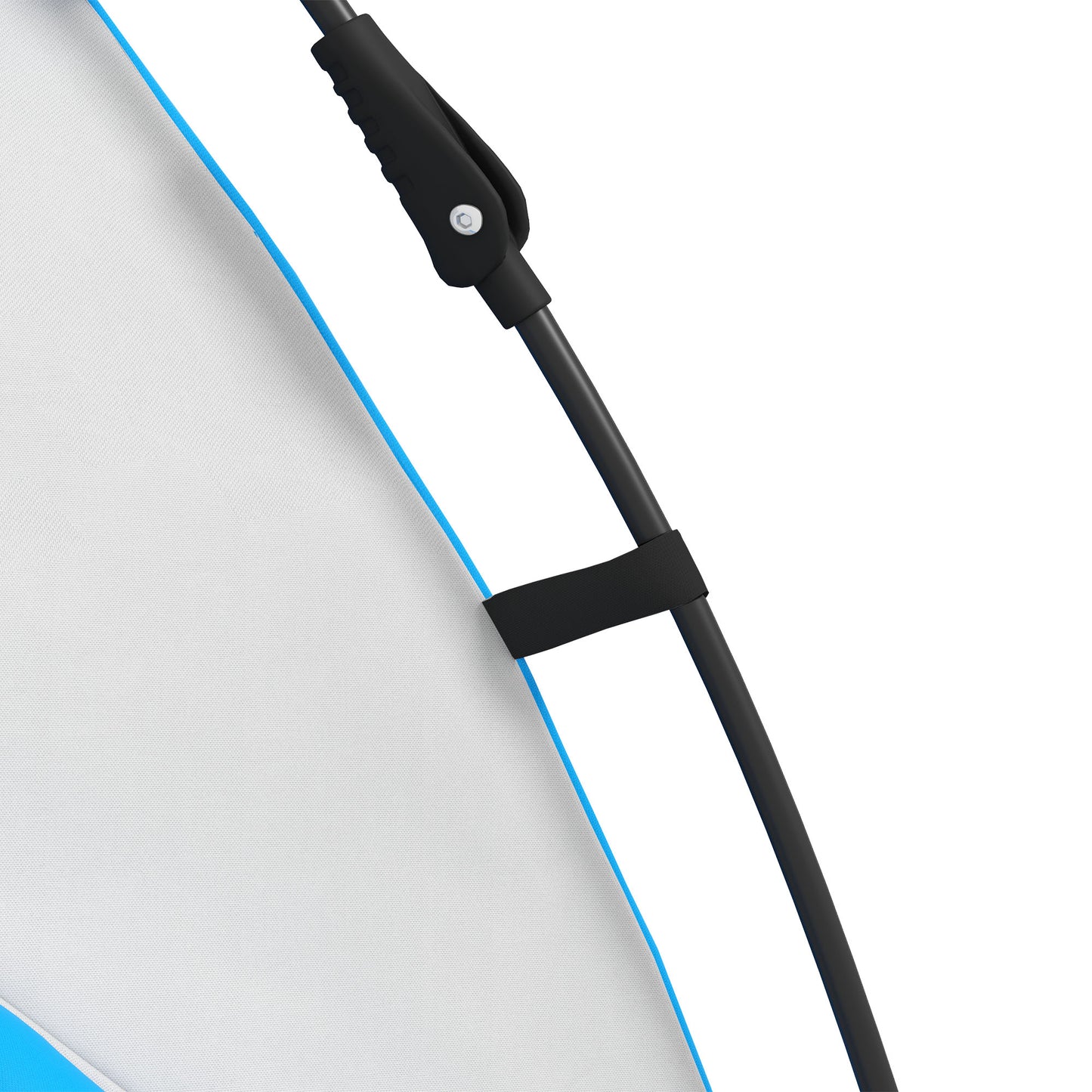 Outsunny 3-4 Man Camping Tent, Family Tent, 2000mm Waterproof, Portable with Bag, Quick Setup, Blue