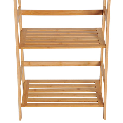 4 Tier Ladder Shelf Unit Storage DIY Plant Shelving Stand Holder Organiser