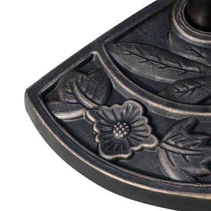 Outsunny Heavy Duty Parasol Umbrella Base, Resin-Bronze Colour