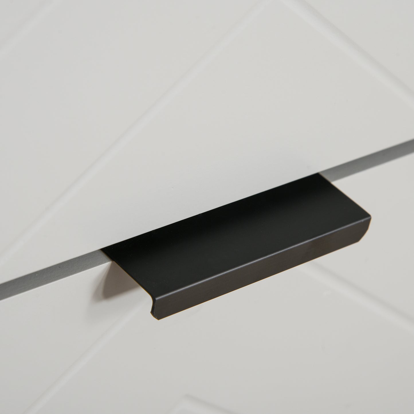 Bedside Cabinet with 2 Drawer Storage Unit, Unique Shape Bedroom Table Nightstand with Metal Base