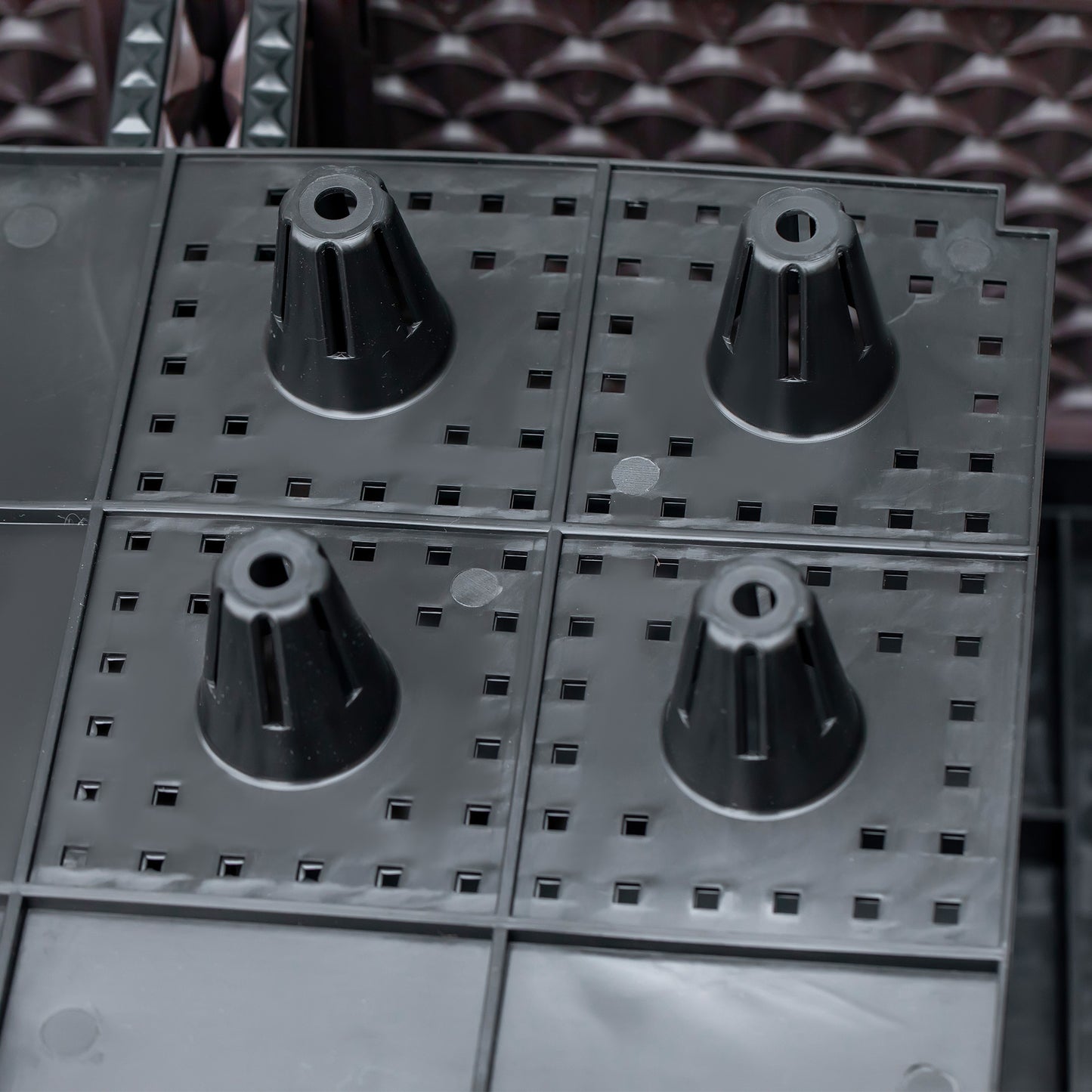 Outsunny 50cm x 50cm x 46.5cm Set of 2 Garden Raised Bed, Elevated Planter Box, Flower Vegetables Planting Container with Self-Watering Design