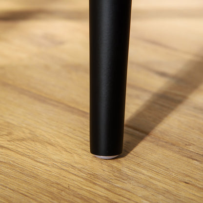 Dressing Table Set with Mirror and Stool, Vanity Makeup Table with 3 Drawers and Open Shelves for Bedroom, Living Room, White