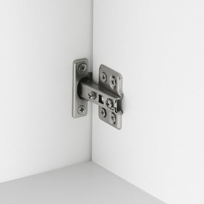 Kleankin Bathroom Cabinet Under Sink Storage Cabinet Basin Cupboard with 2 Doors and Gold Steel Legs