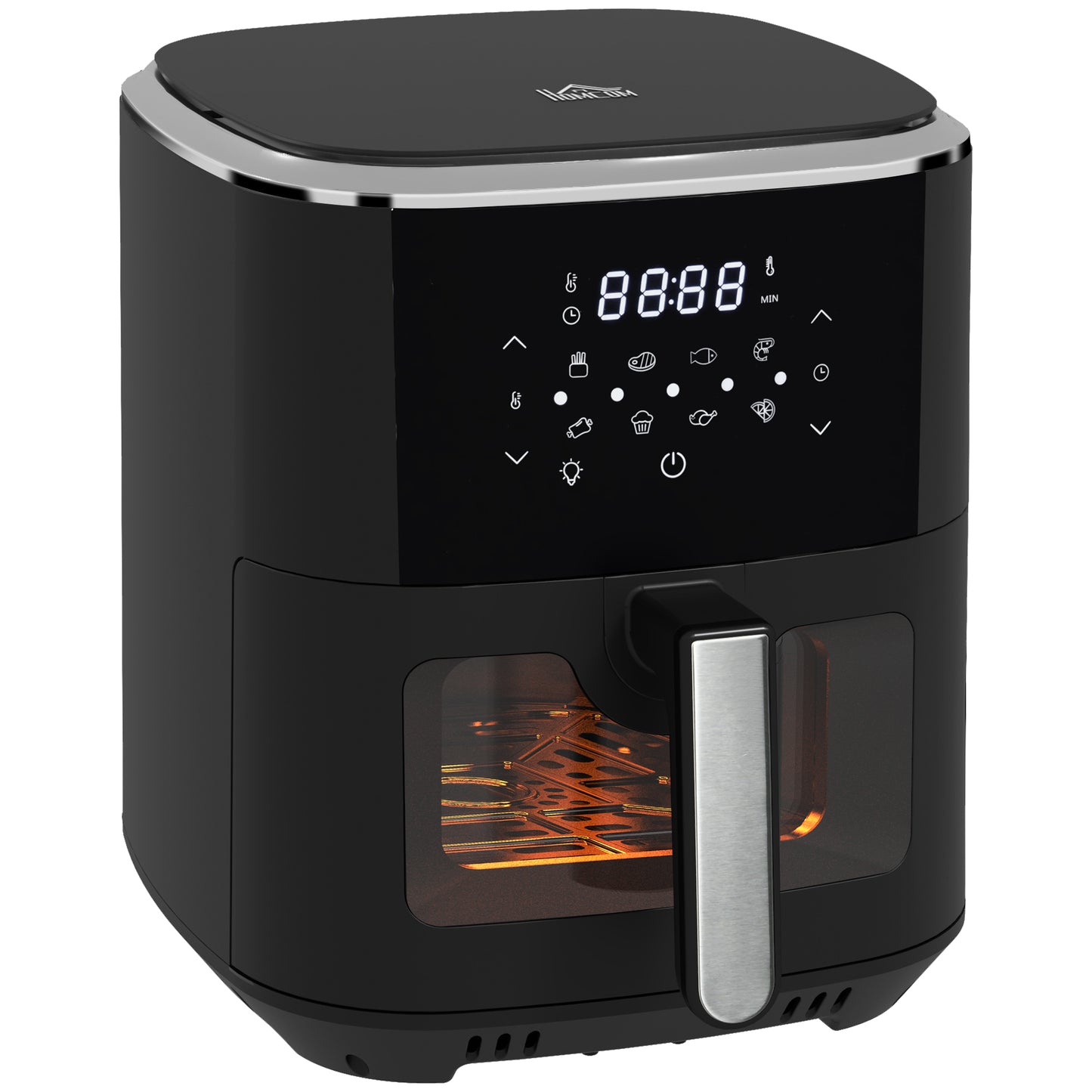 6.7L 4 in 1 Air Fryer, Bake, Roast and Dehydrator with Digital Display, Rapid Air Circulation, Adjustable Temperature, Timer