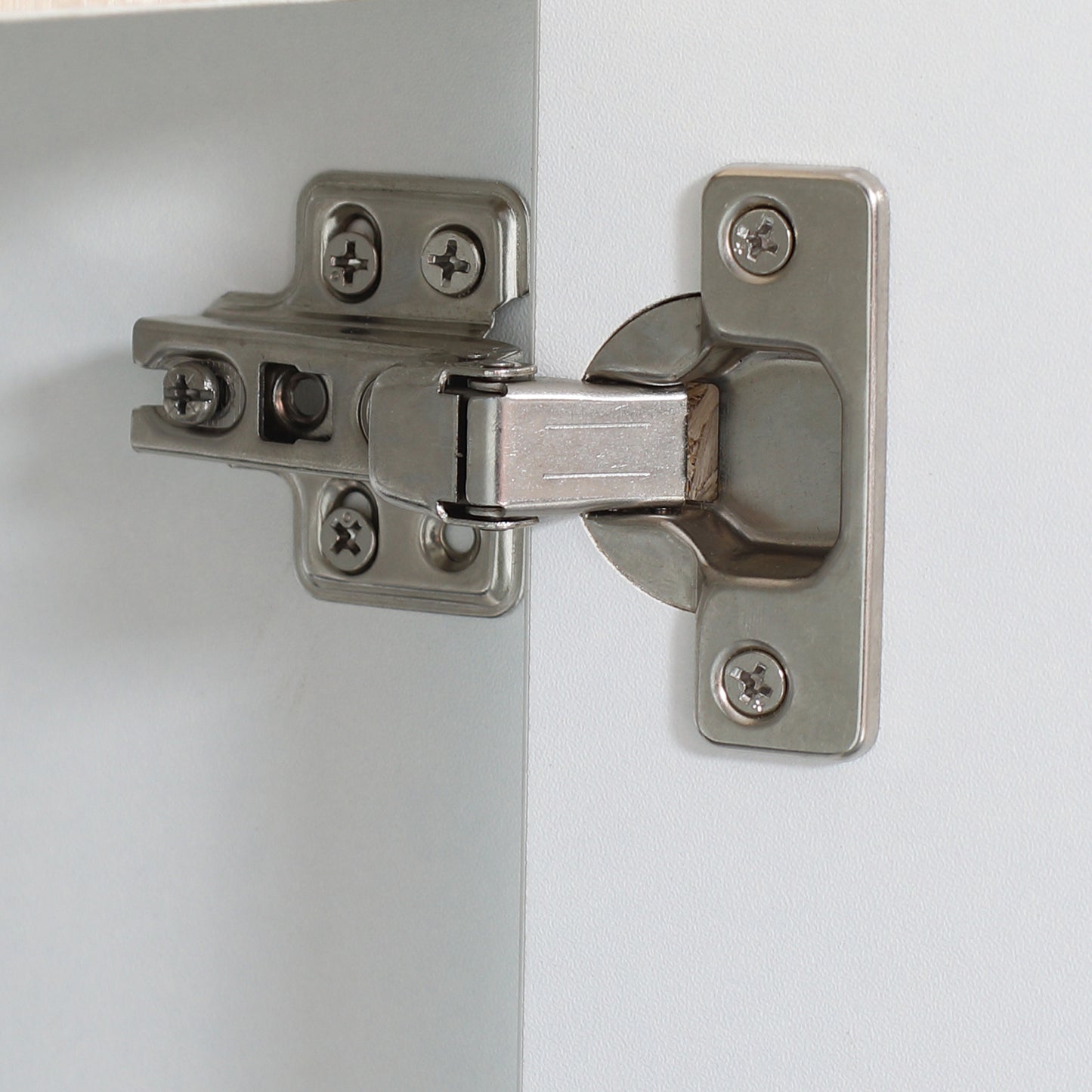 Kleankin Modern Bathroom Sink Cabinet, Floor Standing Under Sink Cabinet, Freestanding Storage Cupboard with Double Doors, White