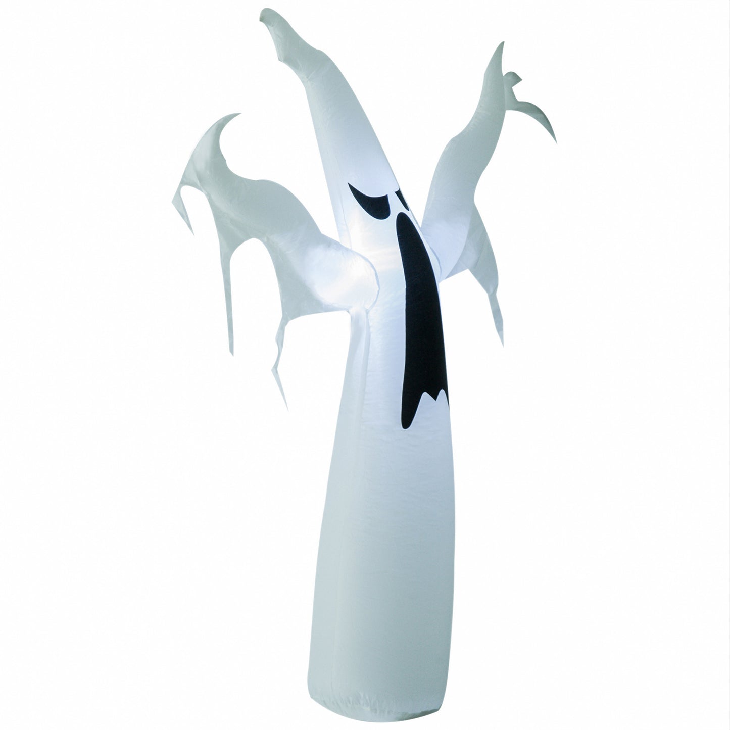 Scary Ghost Inflatable Halloween Scary Ghost Outdoor Decoration with LED Lights 1.2M