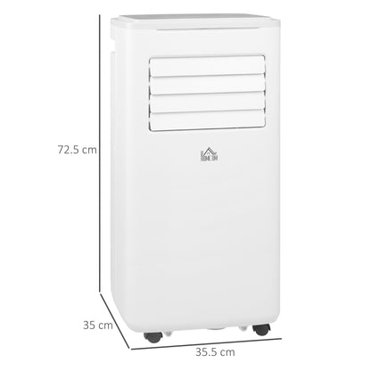 9,000 BTU Portable Air Conditioner, Smart Home WiFi Compatible, Dehumidifier Cooling Fan for Room up to 20m², with Remote, LED Display White