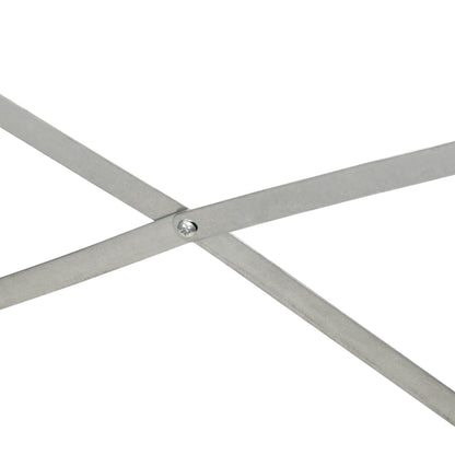 Outsunny Raised Beds for Garden, Galvanised Steel Outdoor Planters with Multi-reinforced Rods, 180 x 90 x 59 cm, Grey