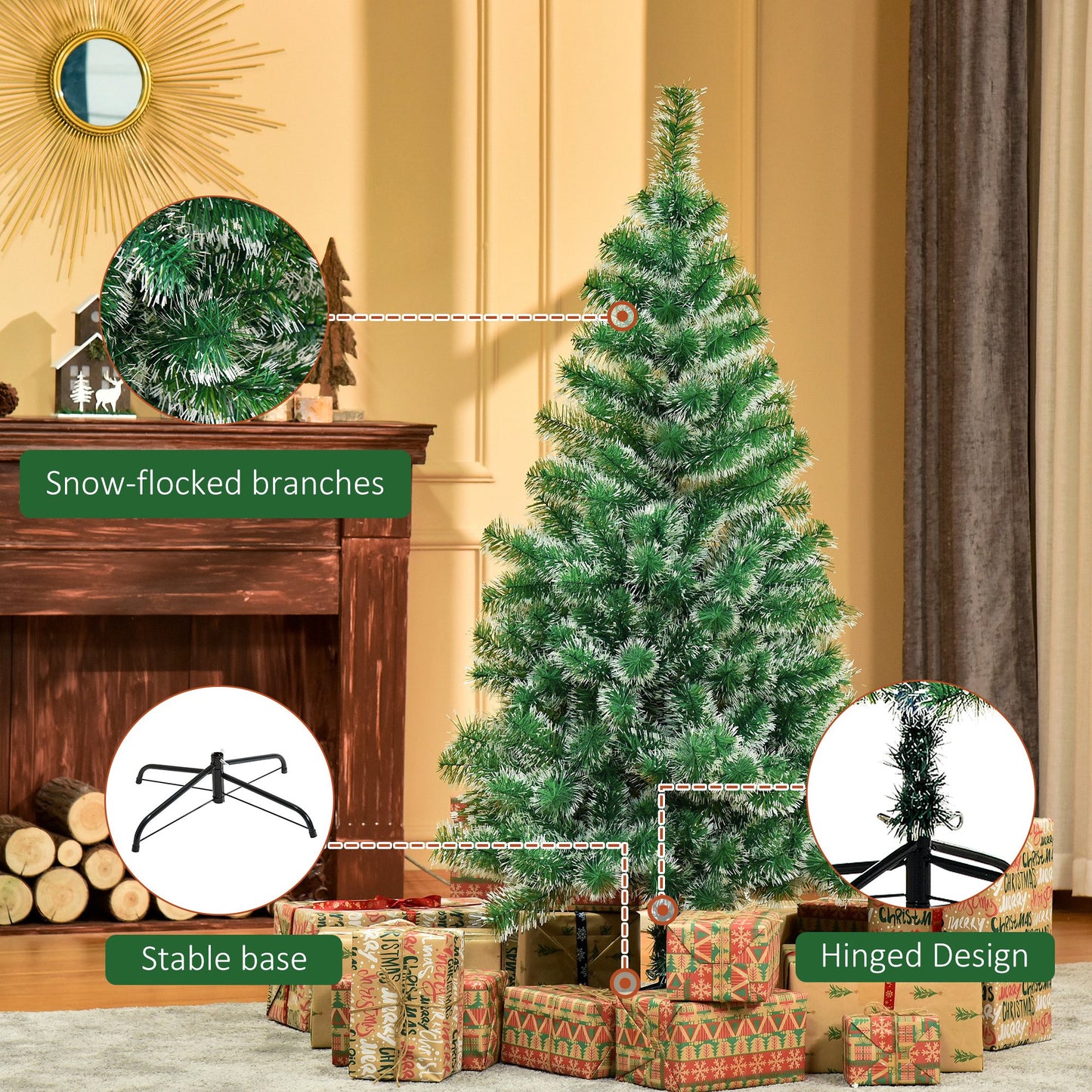 Artificial Christmas Tree, 1.5M-Green