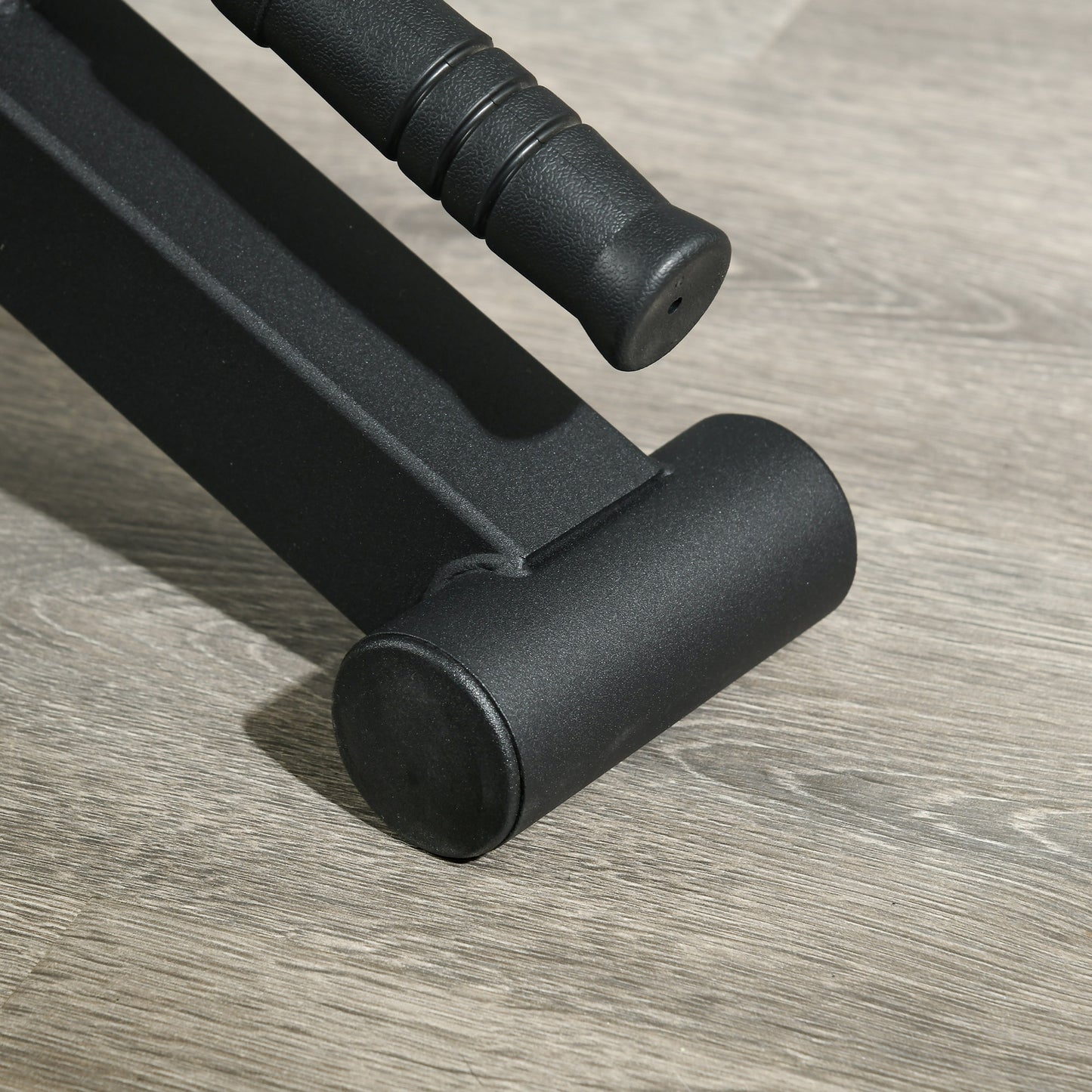 SPORTNOW Olympic 120cm EZ Curl Bar & Barbell Jack Set, Barbell Bar for 5cm Weight Plates, Deadlift Jack for Loading 200kg Weight Plates, for Home Gym