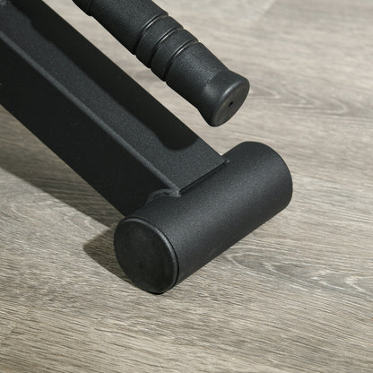 SPORTNOW Olympic 120cm EZ Curl Bar & Barbell Jack Set, Barbell Bar for 5cm Weight Plates, Deadlift Jack for Loading 200kg Weight Plates, for Home Gym