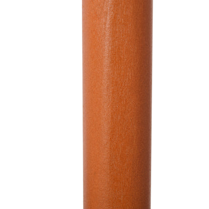 Outsunny 2.5m Wood Garden Parasol Sun Shade Patio Outdoor Market Umbrella Canopy with Top Vent, Wine Red