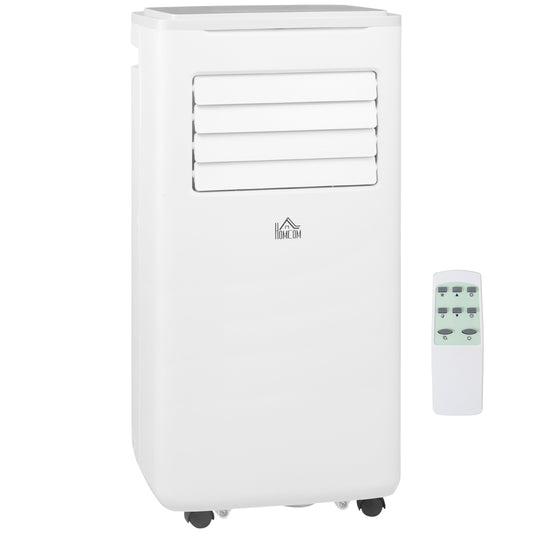 9,000 BTU Portable Air Conditioner, Smart Home WiFi Compatible, Dehumidifier Cooling Fan for Room up to 20m², with Remote, LED Display White