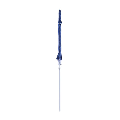 2 Metra Beach Sport Umbrella Parasol-Coated Blue Polyester/Steel