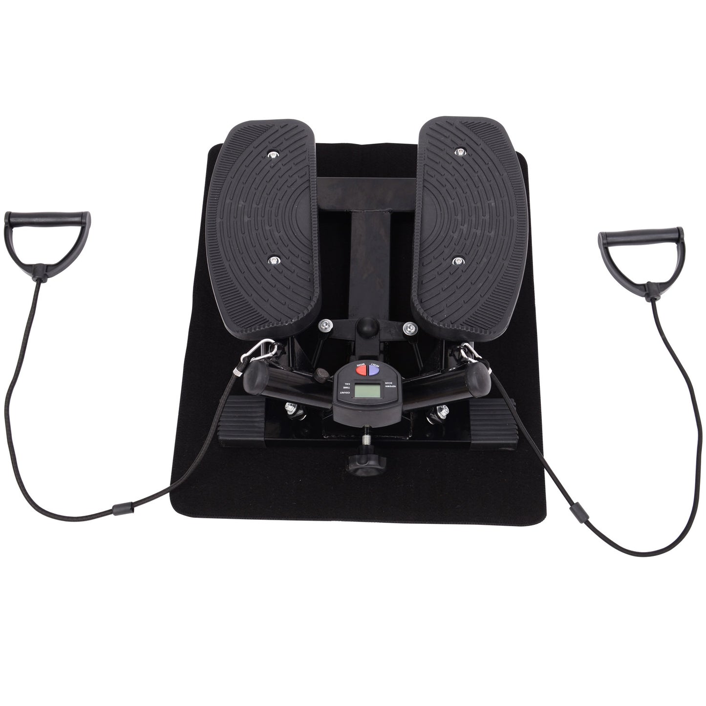 Mini Stepper Exercise Stepper Machine Legs Arms Thigh Toner Toning Machine Workout Training Fitness Stair Steps New Black