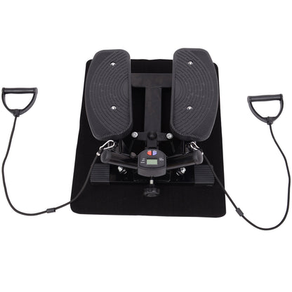 Mini Stepper Exercise Stepper Machine Legs Arms Thigh Toner Toning Machine Workout Training Fitness Stair Steps New Black