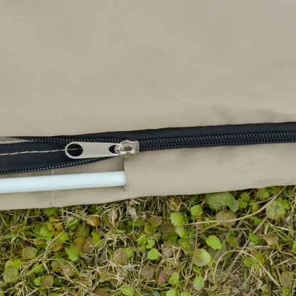 Outsunny Cantilever Umbrella Cover Outdoor Parasol Protector Weatherproof Garden Patio with Rod, Zipper