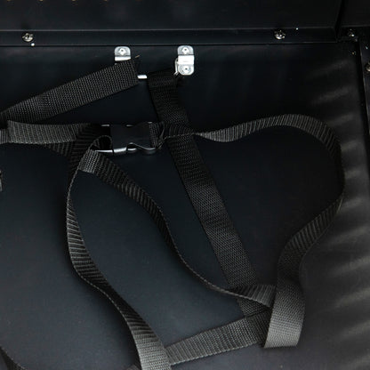 Outsunny 9KW Gas Patio Heater with Lava Rocks, Freestanding Heater Real Flame Propane Heater with Wheels, Dust Cover, Regulator and Hose