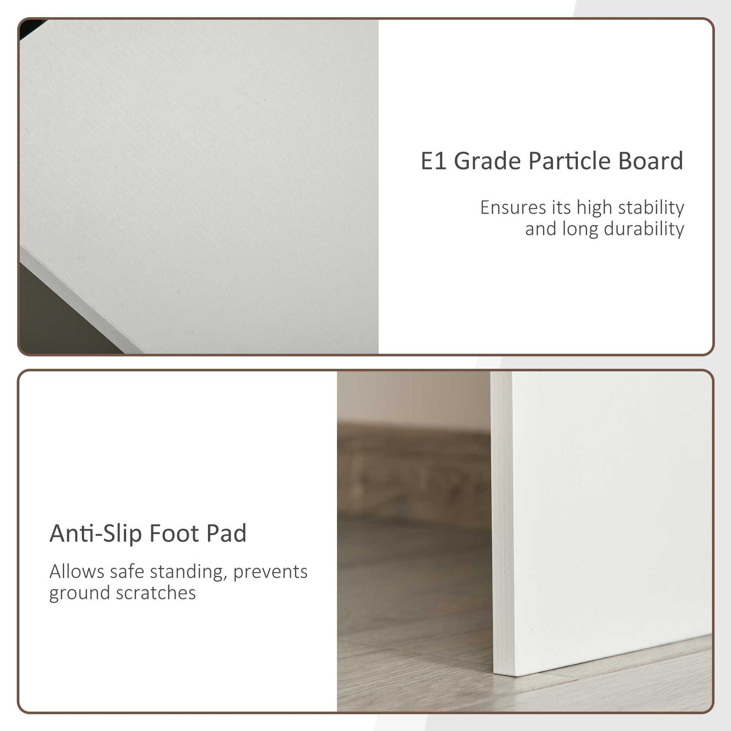 L-Shaped corner computer desk Table Study Table PC Workstation with Storage Shelf Drawer Home Office white