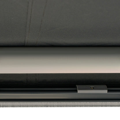 Outsunny Cassette Electric Motorised Manual Awning Door Window Patio Canopy Retractable Sun Shade w/ R/C, 300x250cm Grey