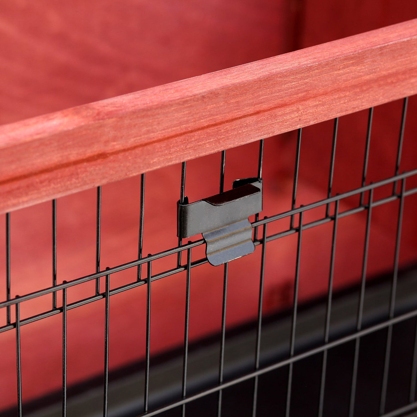 Pawhut Two Floors Wooden Rabbit Hutch Small Pet Animal Guinea Pig Ferret Bunny House Cage for Indoor and Outdoor 136.4x50x93cm