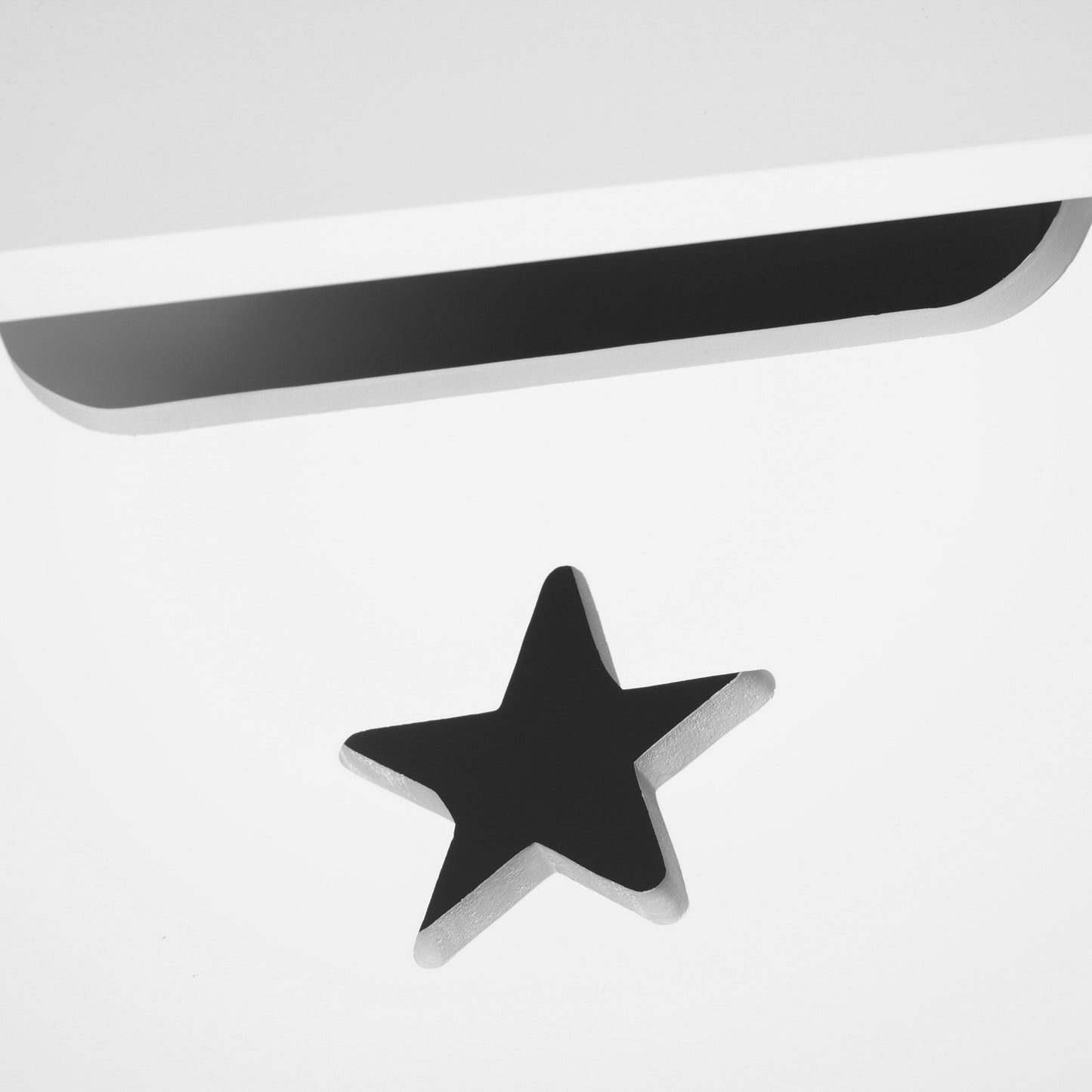 Children's Toy Storage Chest Box With Safety Hinge White