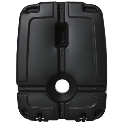 Outsunny 7.5kg Square Parasol Base Portable Umbrella Stand Weights for Cantilever Banana Parasol with Wheels, Water and Sand Filled, Up to 100kg