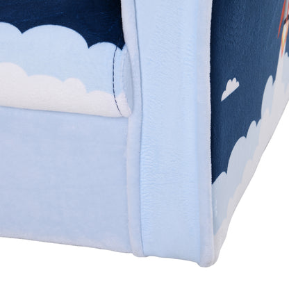 Children's Chair Armchair Single Sofa,  50 x 39 x 44cm, for 18M+, Blue