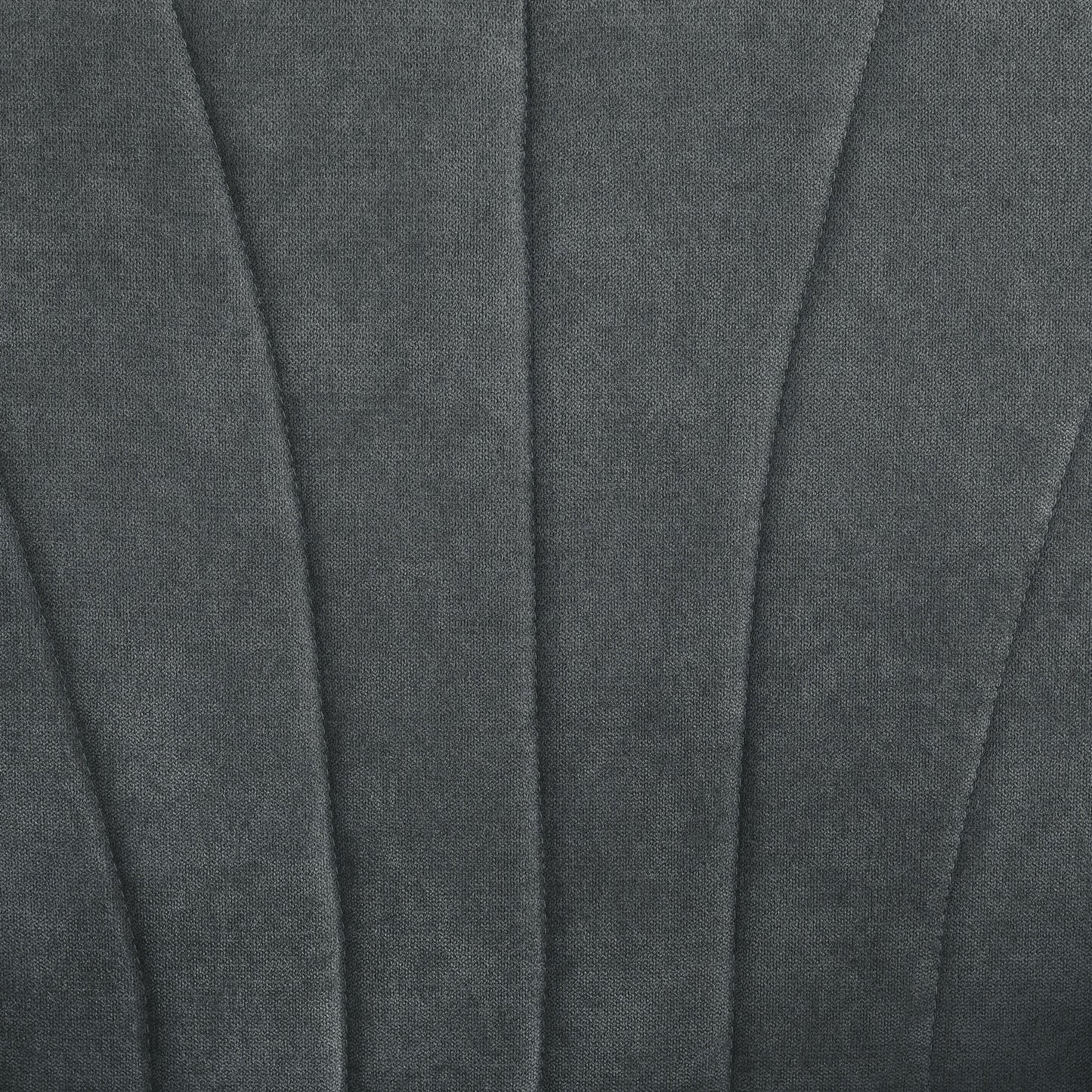 Retro Vintage Style Upholstered Accent Chair with High Back, Rolled Arms and Wood Legs, Soft Thick Padded Armchair, Grey