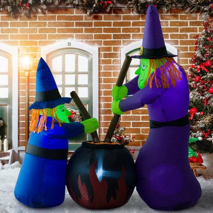 1.8H m Inflatable Witches Decoration, Polyester
