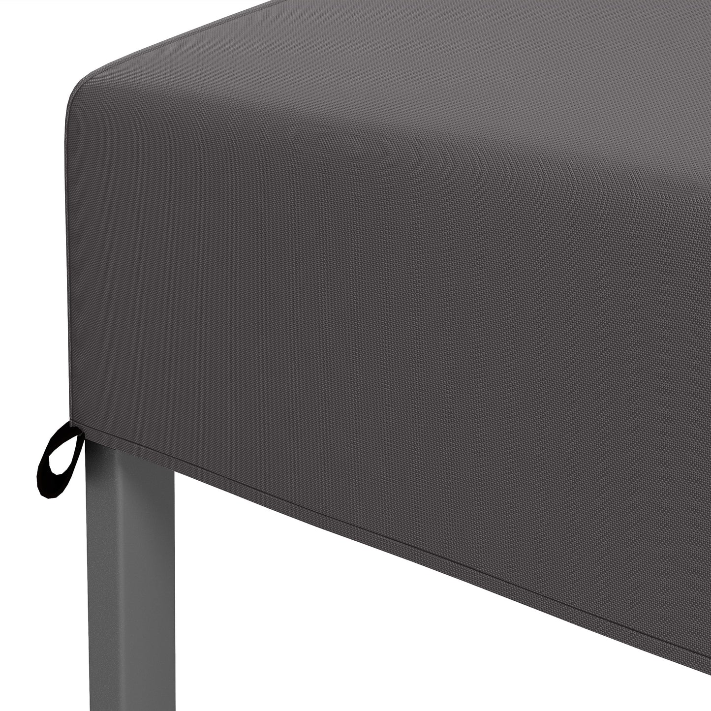 Outsunny 3 x 3(m) Pop Up Gazebo 1 Person Easy Up Marquee Party Tent 1-Button Push Adjustable Straight Legs Instant Shelter - Grey