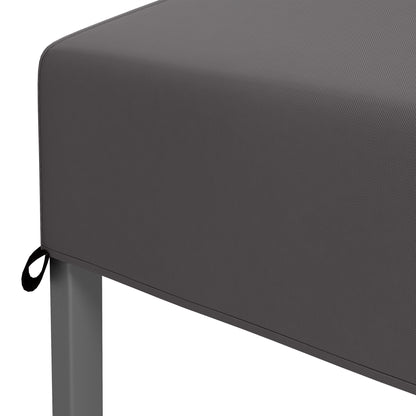 Outsunny 3 x 3(m) Pop Up Gazebo 1 Person Easy Up Marquee Party Tent 1-Button Push Adjustable Straight Legs Instant Shelter - Grey