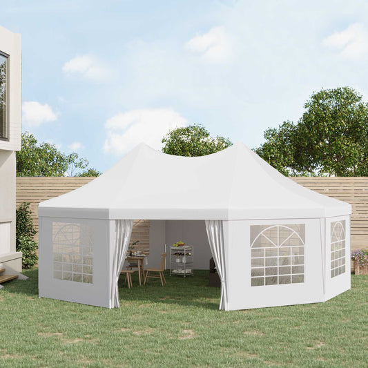 Outsunny 8.9x6.5 m Waterproof Marquee Canopy-White