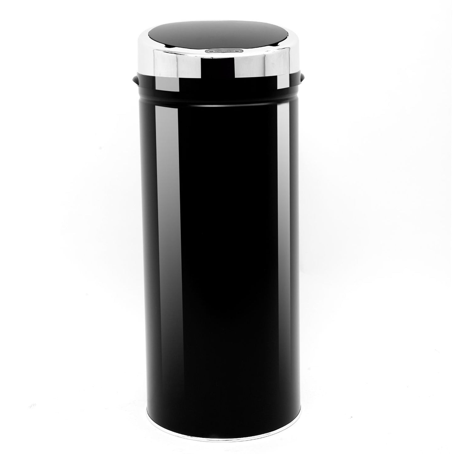 42L Stainless Steel Sensor Trash Can With Bucket-Black
