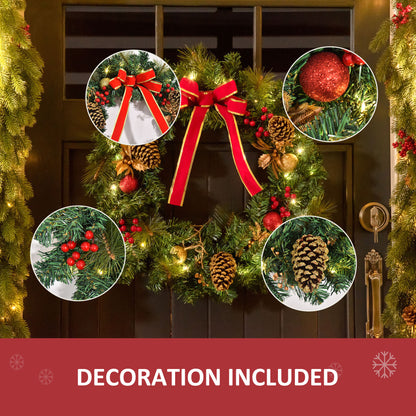 Christmas Door Wreath, 60 cm Diameter