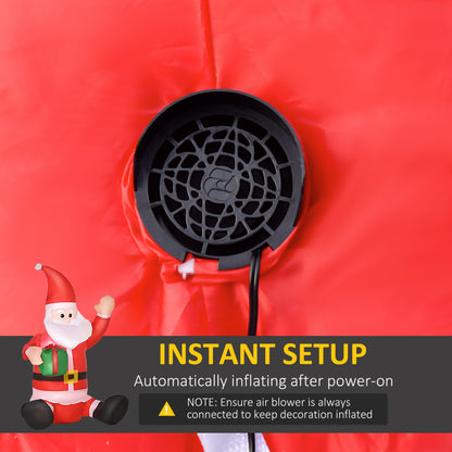 Christmas Inflatable Santa Claus Outdoor Home Seasonal Holiday Decoration With LED Light