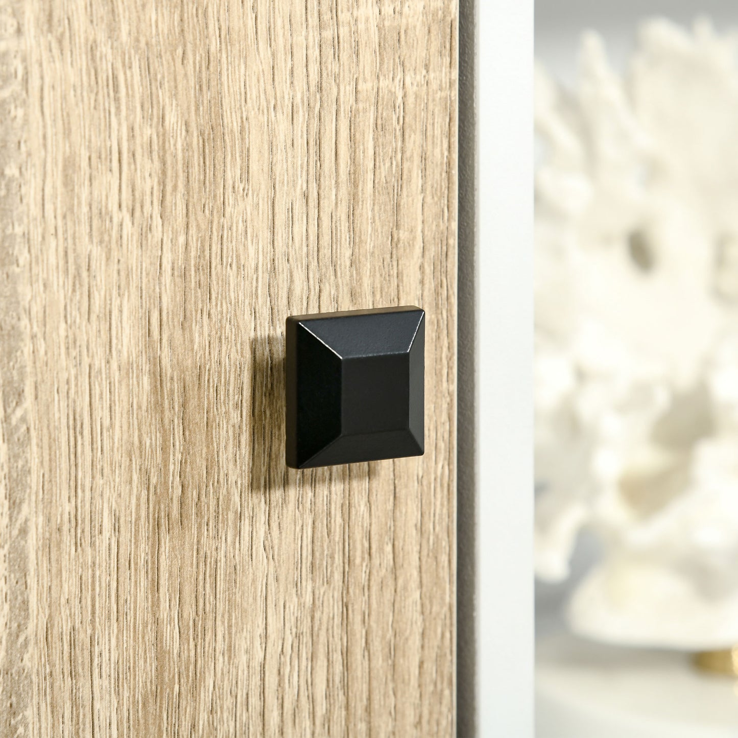 Storage Cabinet, Bookcase, Display Shelf with 6 Storage Cubes & Doors for Dining Room, Living Room