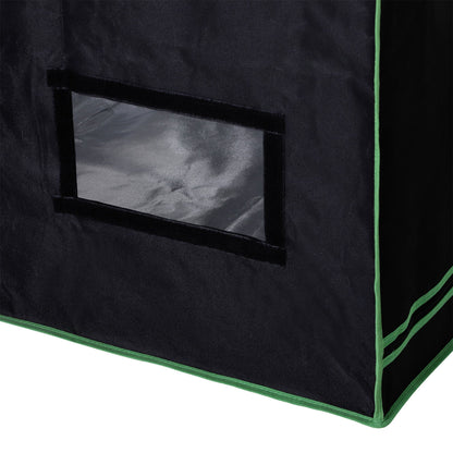 Outsunny Hydroponic Plant Grow Your Own Tent, 80L x 80W x 160Hcm-Black/Green