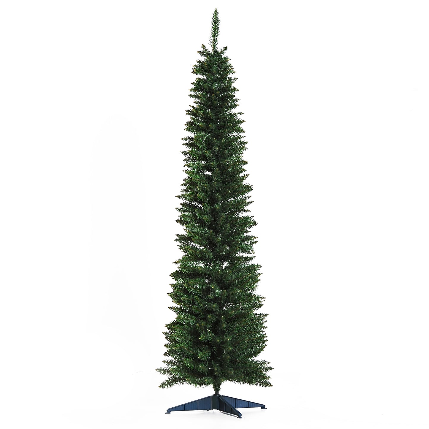 2.1m Artificial Christmas Tree Pine Tree With Plastic Stand-Green