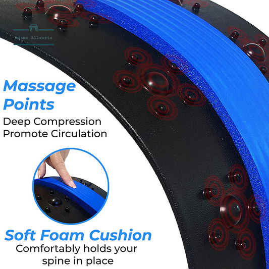Back Massager Stretcher Magic Stretch Posture Therapy Fitness Equipment Chiropractic Massage Tools Spine Back Lumbar Pain Relief