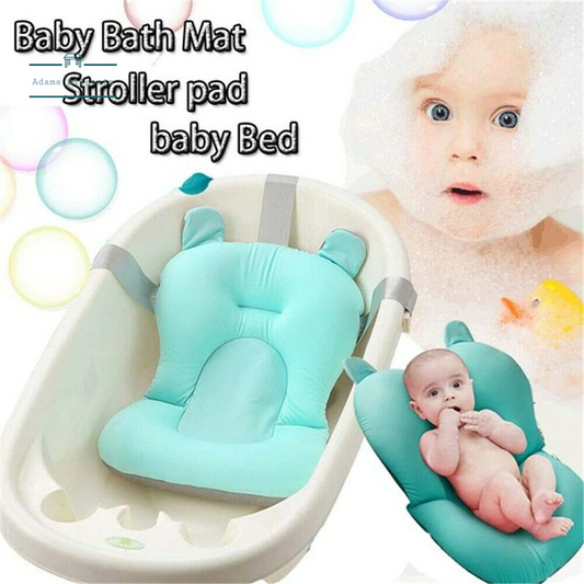 Non-Slip Baby Bath Mat Tub Shower Portable Air Mattress Comfort Pad Cute  New-born Bathroom Safety Product