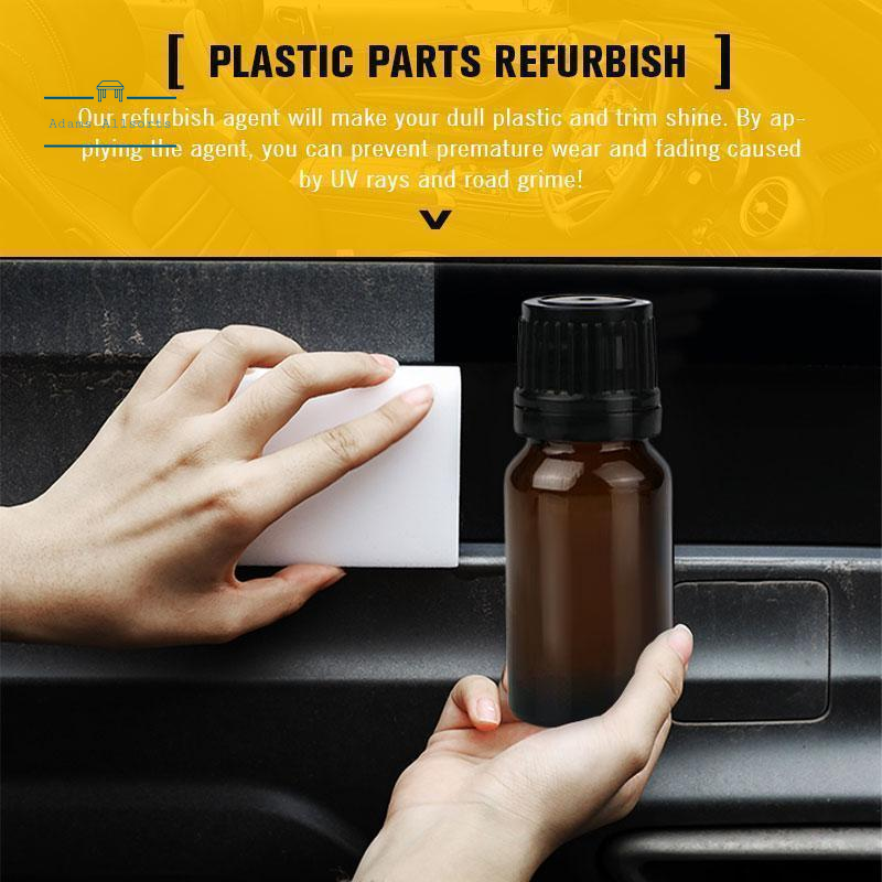 Car Interior Plastic Part Refurbish Retread Restore Agent Console Instrument Panel Care Paint Coating Maintenance Polish Cleaner