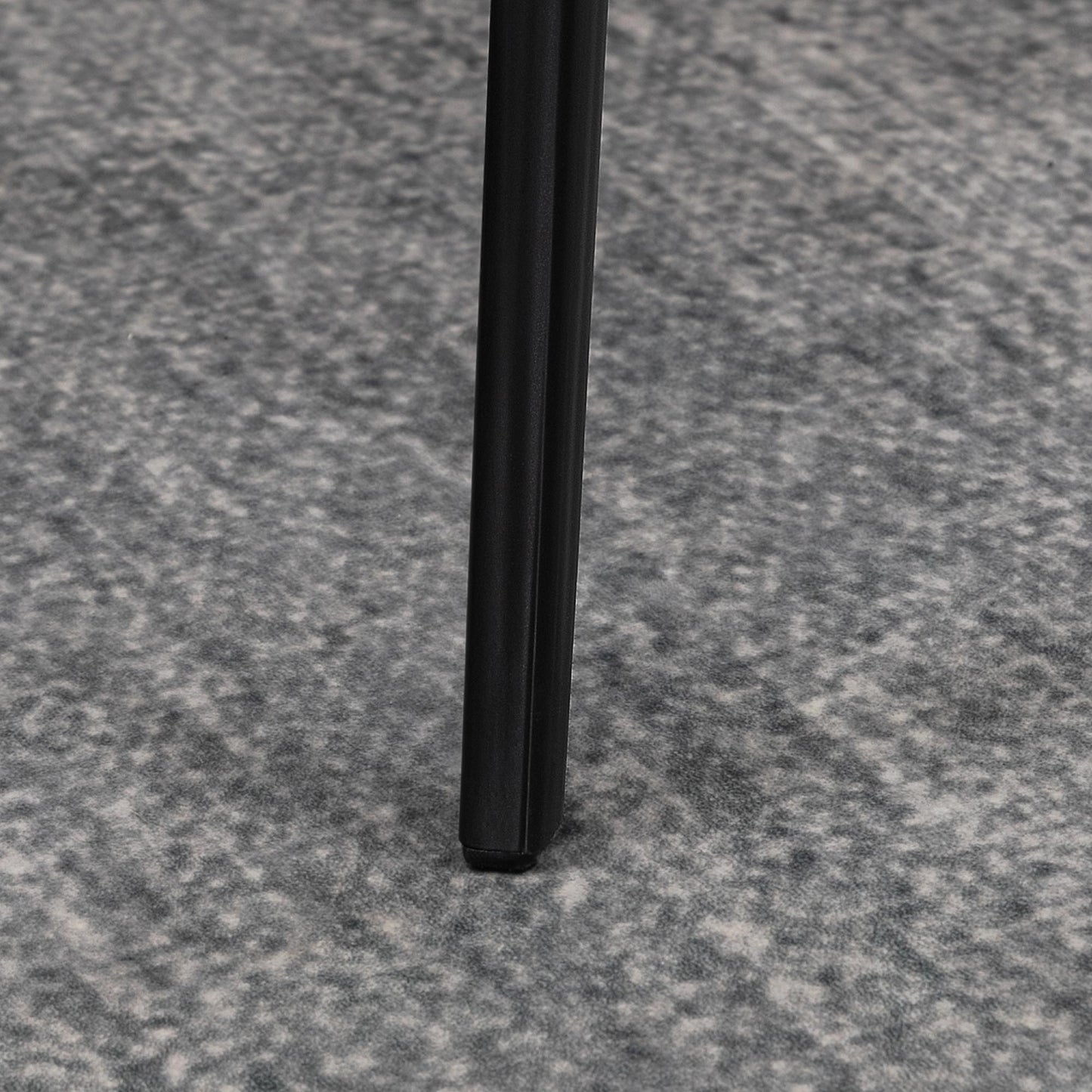 Set Of 2 Bar Stools Vintage Microfiber Cloth Tub Seats Padded Comfortable Steel Frame Footrest Quilted Home Bar Cafe Kitchen Chair Stylish Grey