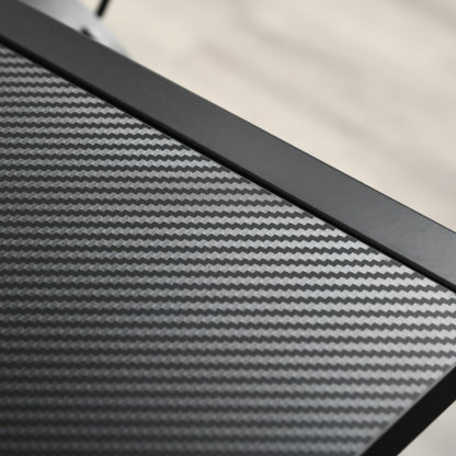 Gaming Desk L-Shaped Corner Computer Table for Home Office PC Workstations with Adjustable Monitor Stand , Black