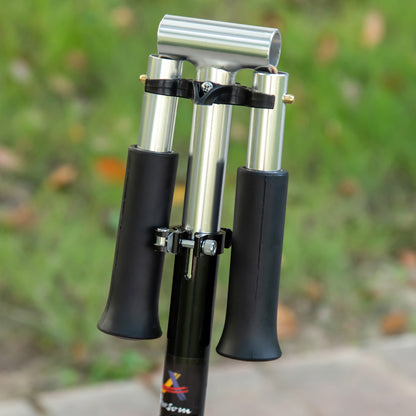 Scooter for Kids Toddler One-Click Foldable Kick Scooter with Adjustable Height Brake for Boys and Girls 3-8 Years Aluminium Black